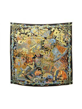 Hermes Scarf Carre 90 AU Fil du Silk